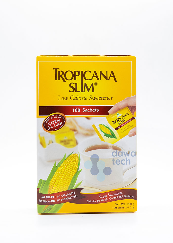 TROPICANA SLIM LOW CALORIE SWEETENER (100 SACHETS)