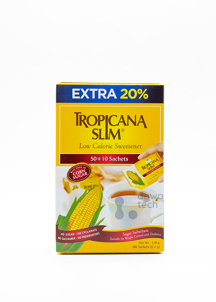 TROPICANA SLIM LOW CALORIE SWEETENER (50 SACHETS)