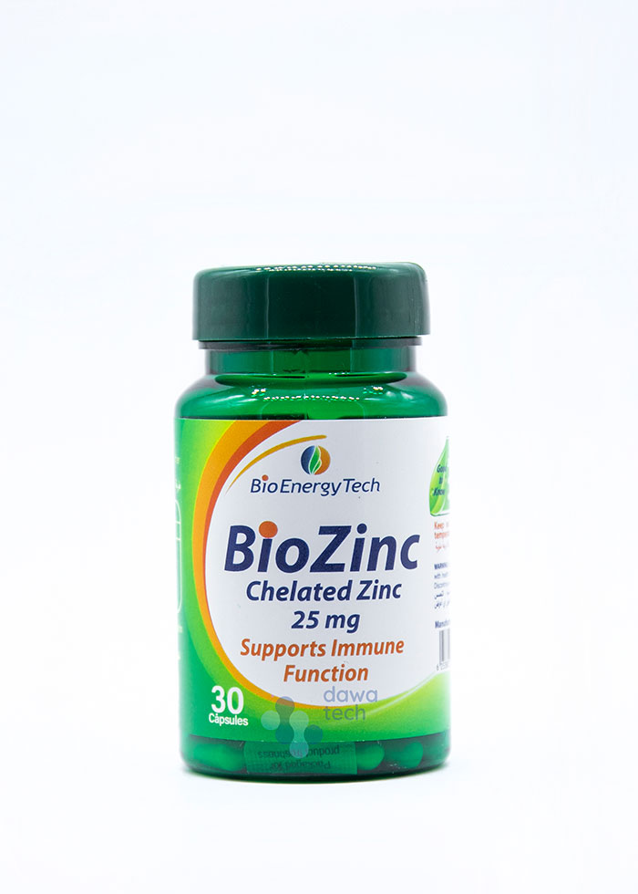 BIO ENERGY BIO ZINC (25 mg) (30 CAPSULES)
