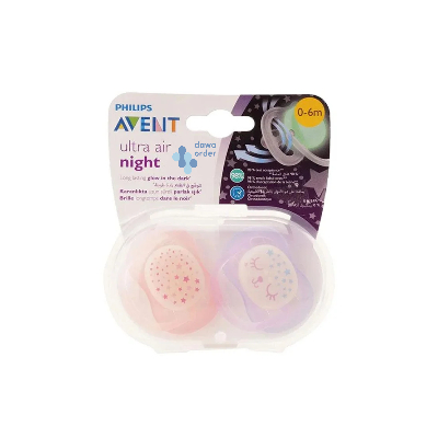 Avent 0-6 Ultra Air Night 2 Pices (Pack)