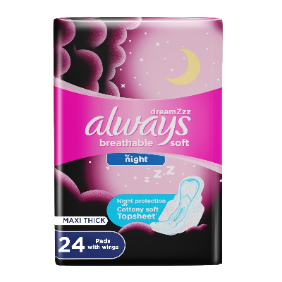 Always Dream Maxi Thick Night 24 Pads