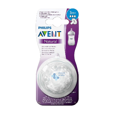 Avent Teat Natural 3 Holes 3M+
