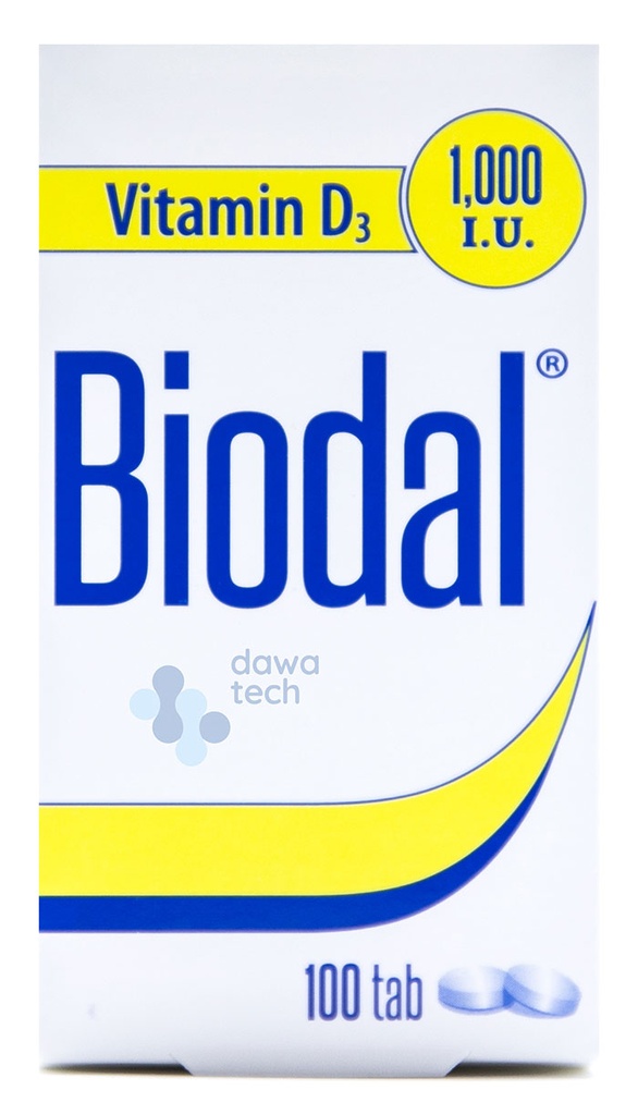 BIODAL (1000 IU) (100 TABLETS)