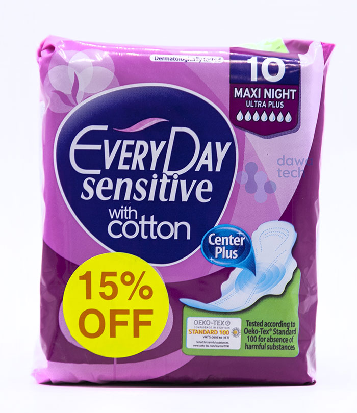 Everyday Sensitive Maxi Night 10Pcs