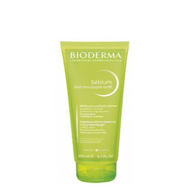 BIODERMA SEBIUM GEL MOUSSANT OILY TO ACNE-PRONE SKIN (200ml)