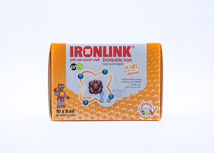 Ironlink Kids 10X8Ml Drinkable Vials