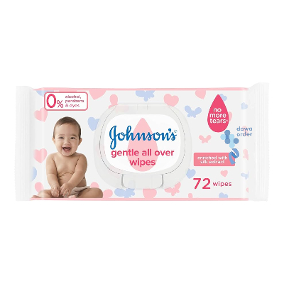 Johnson Baby Wipes 72