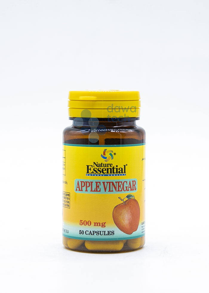 Nature Essential Apple Vinegar 500Mg 50'Cap