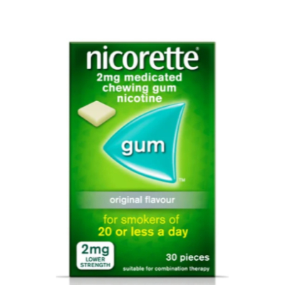 Nicorette 2Mg Gum 30 Cg