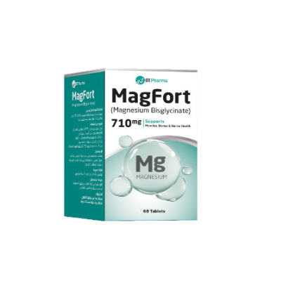 Bt Pharma Mag Fort (710 Mg) (60 Tablets)