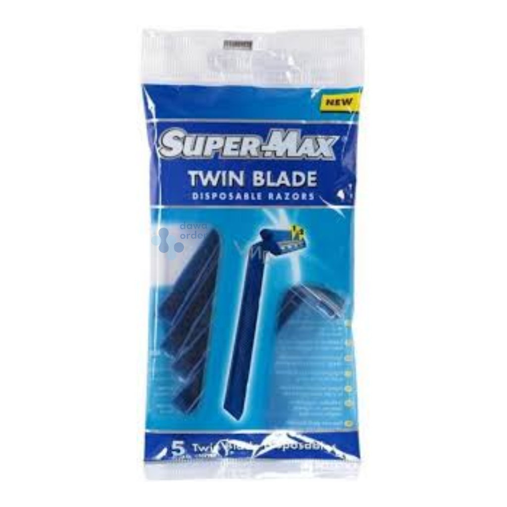 Supermax Twin Blades 5Pcs