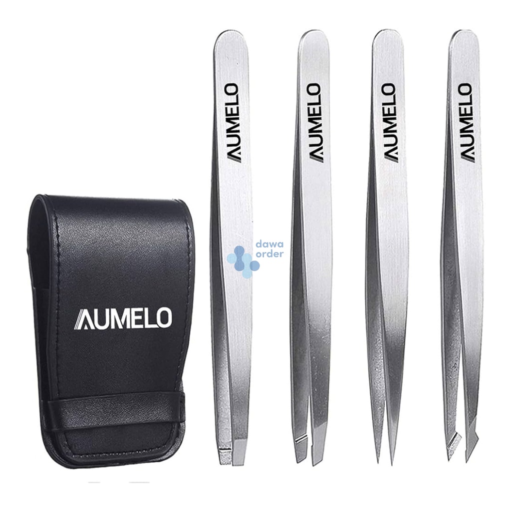 The Body Set Tweezers Chrome Plated Stainless