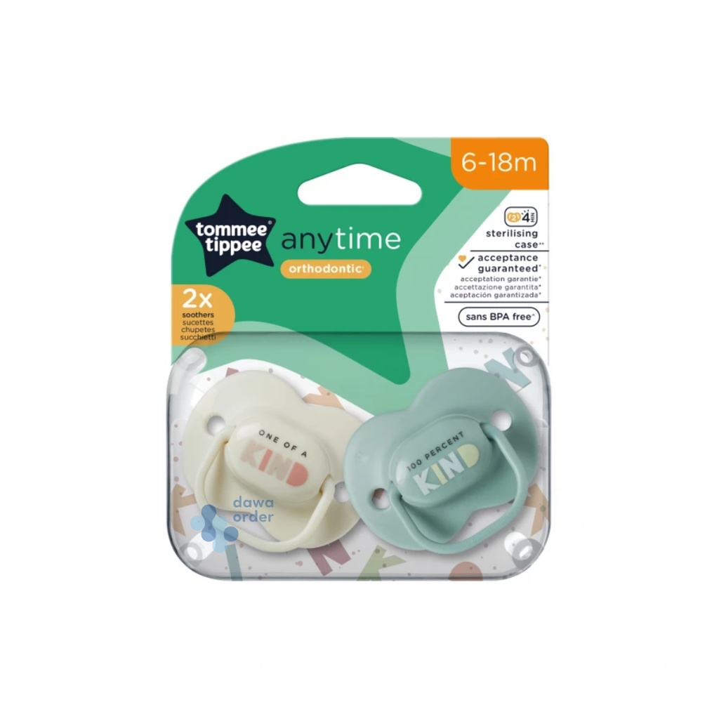 Tomee Tippee Any Time (6-18)M 2 Soother