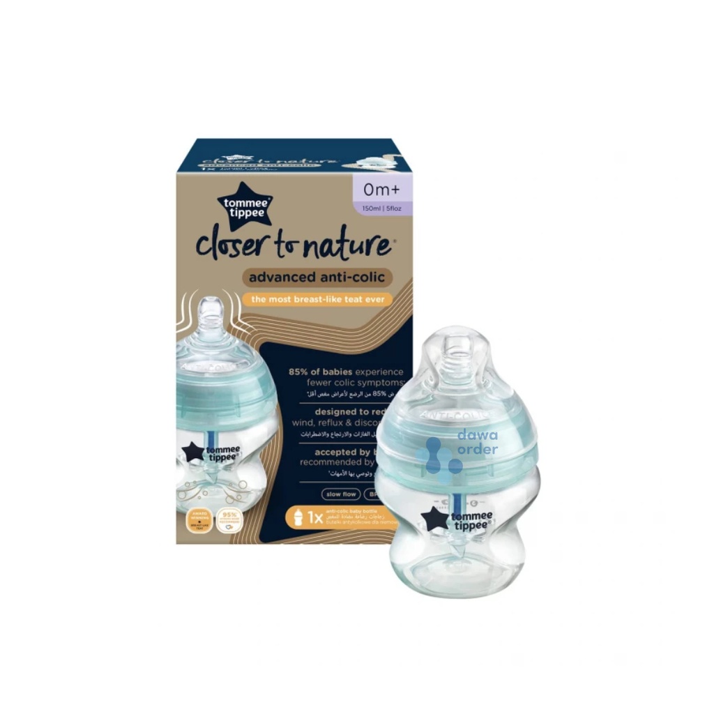 Tommee Tippee Anti-Colic Bottle +0M 150 Ml