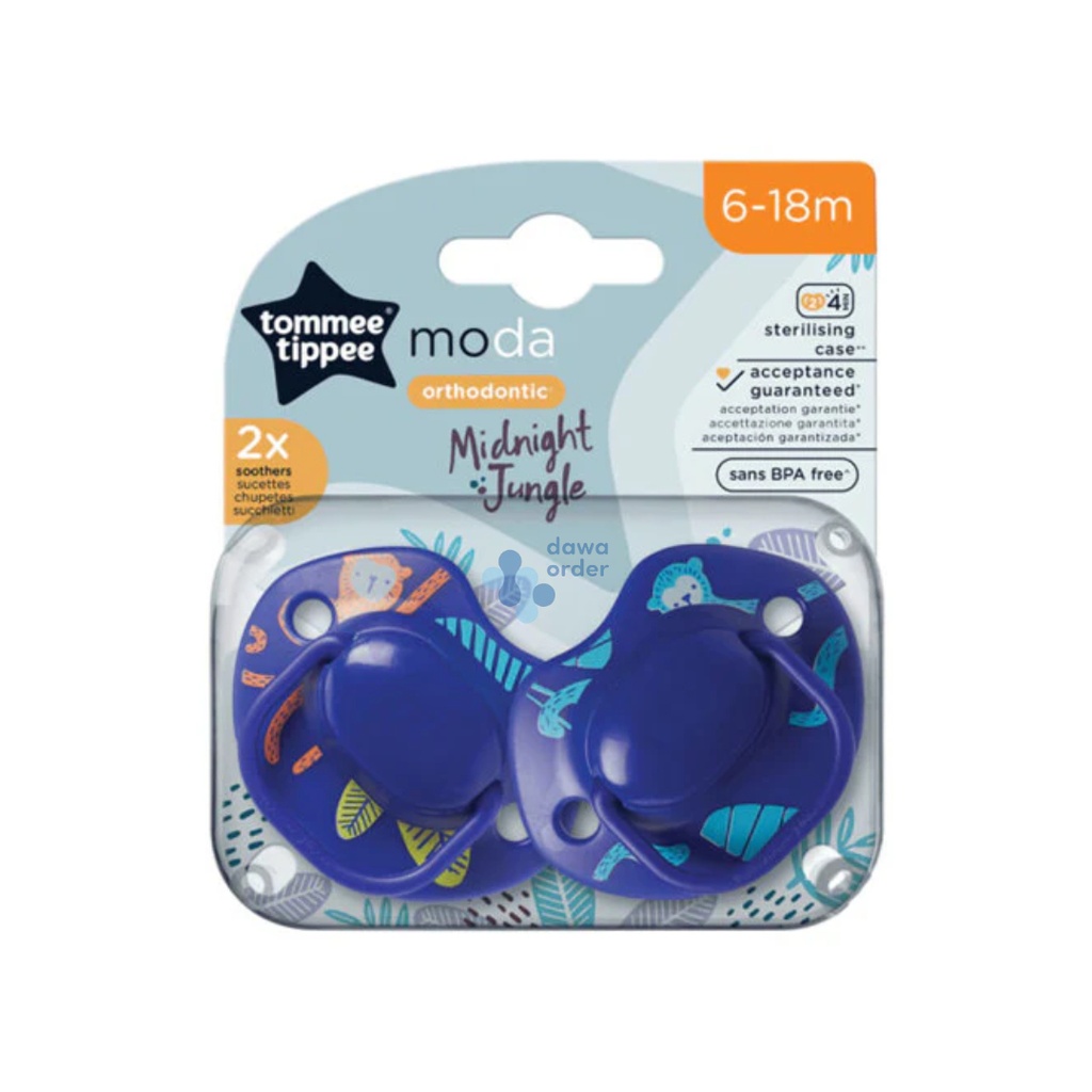 Tommee Tippee Moda Soother 6-18