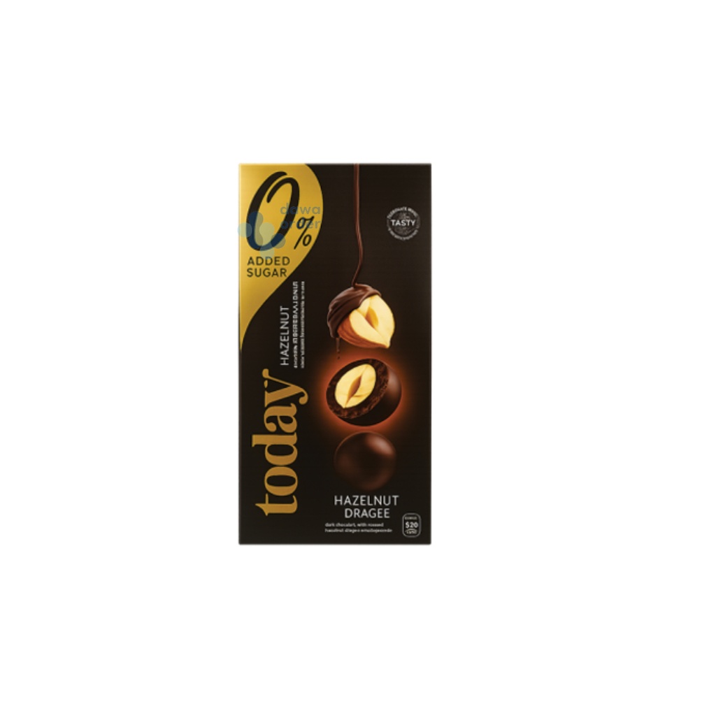 Today Hazelnut Dragee With Dark Chocolate 60G