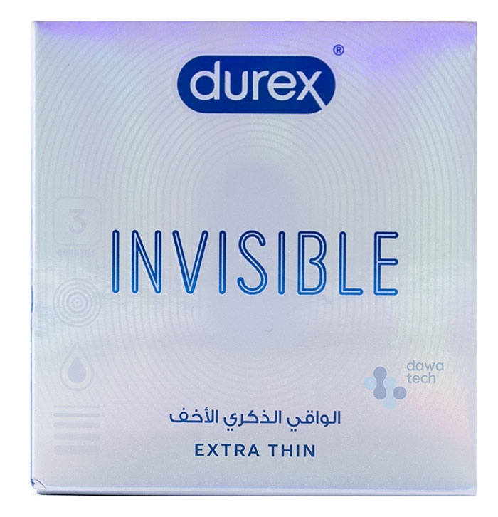 Durex Invisible Extra Thin 12 Condoms