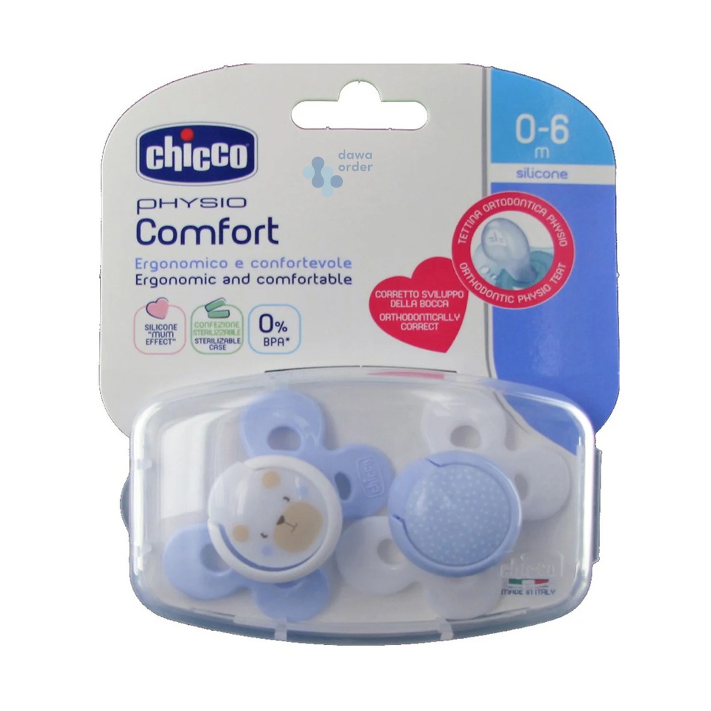 Chicco 0-6 M 2 Pcs Blue