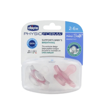 chicco 2-6 m+ mini soft 2 pcs