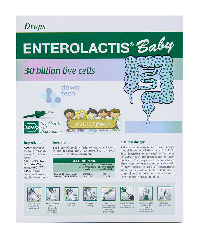Enterolactis Baby Drops 30 Billion Live Cells