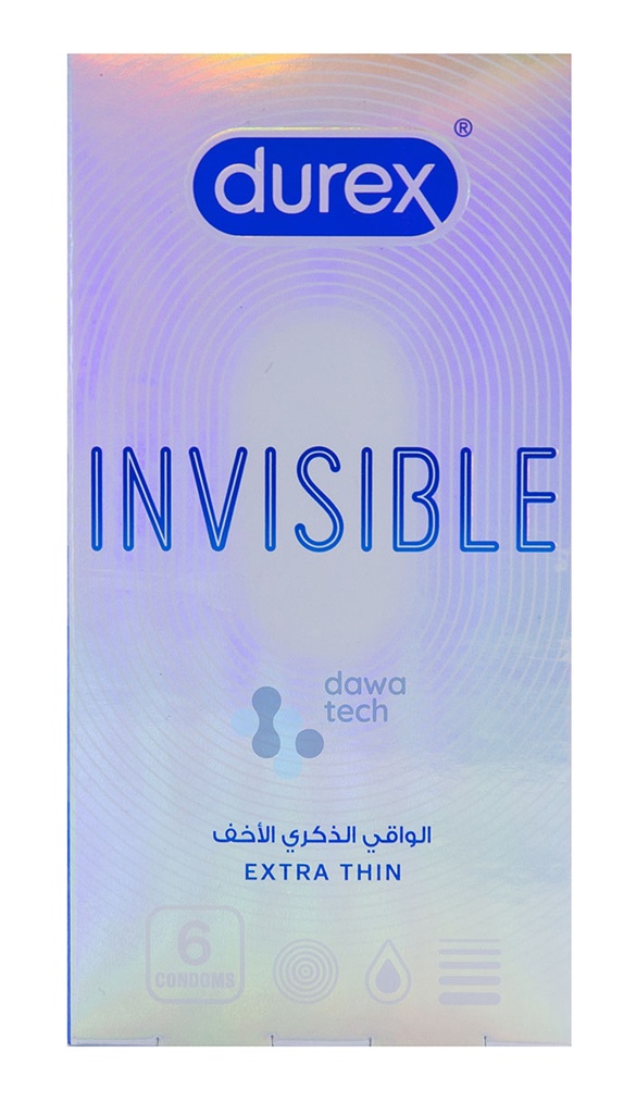 Durex Invisible 6 Condoms