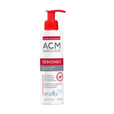 ACM SEBIONEX CLEANSING GEL FACE-BODY  (200 ML)
