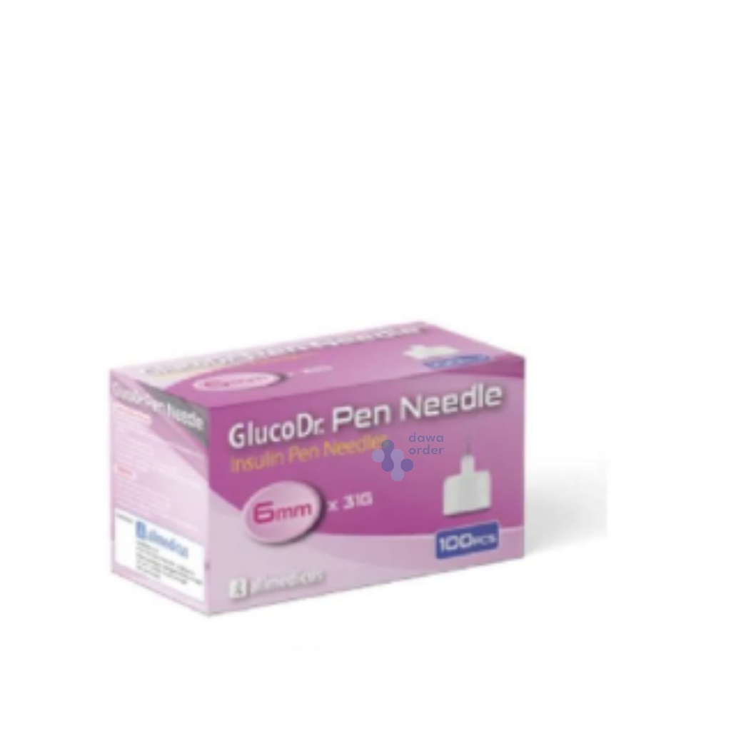 Glucodr.Pen Needle 6Mm 100Pcs