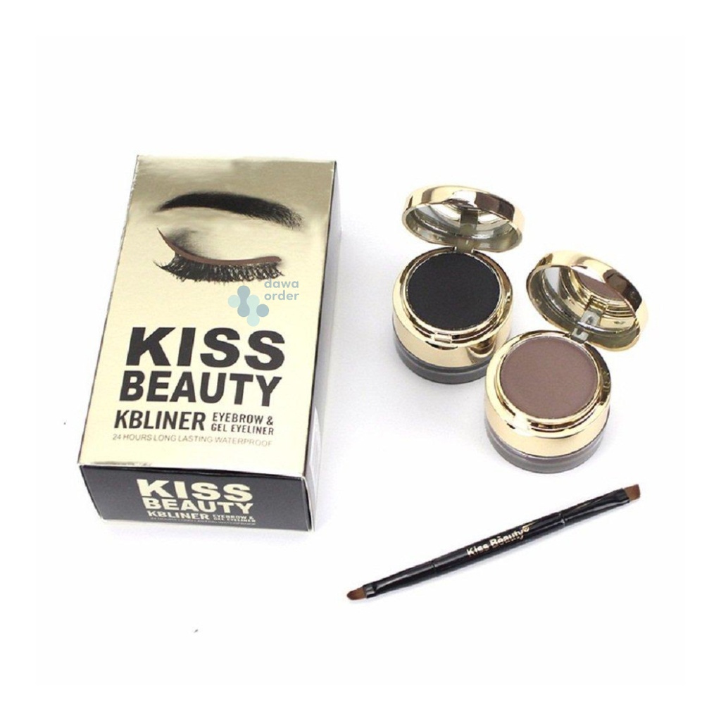 Kiss Beauty (Eyeliner And Eyebrow Pencil)