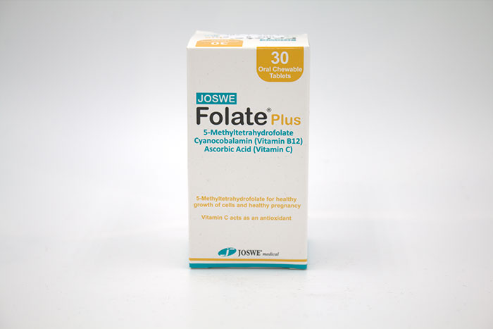 Folate 30 chewable tab