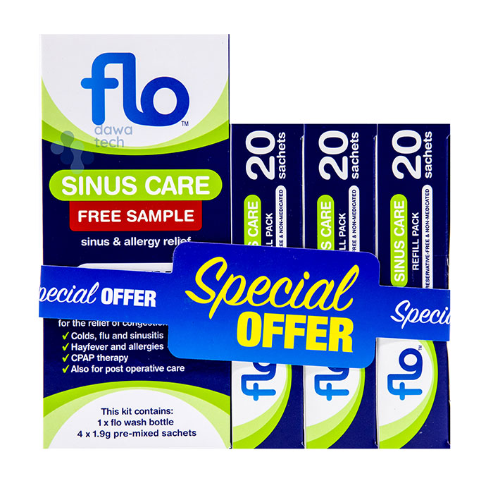 Flo Sinus Care Starter Kit 12'S + 3*20 Sachets