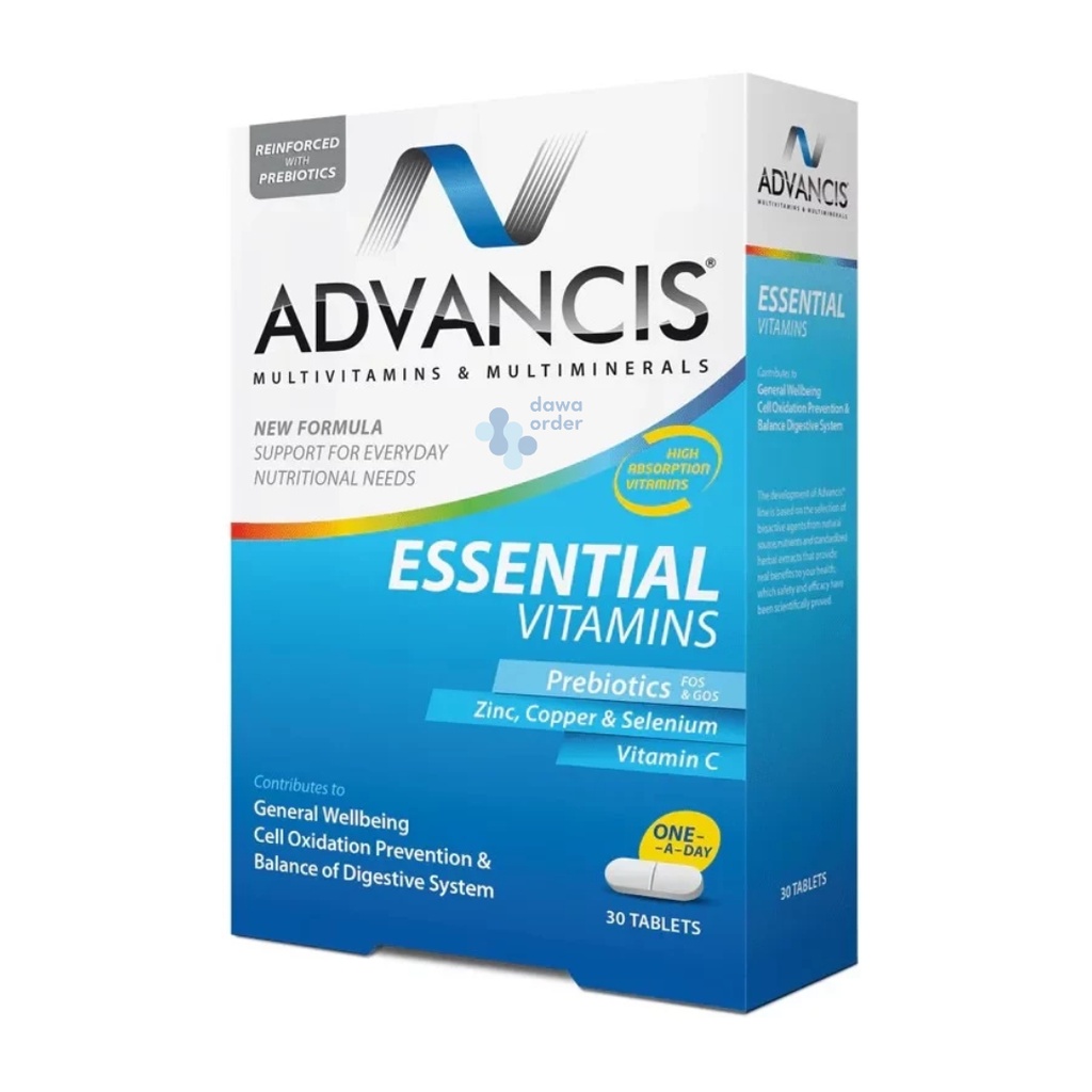 Advancis Essential Vitamins 30 Tabs