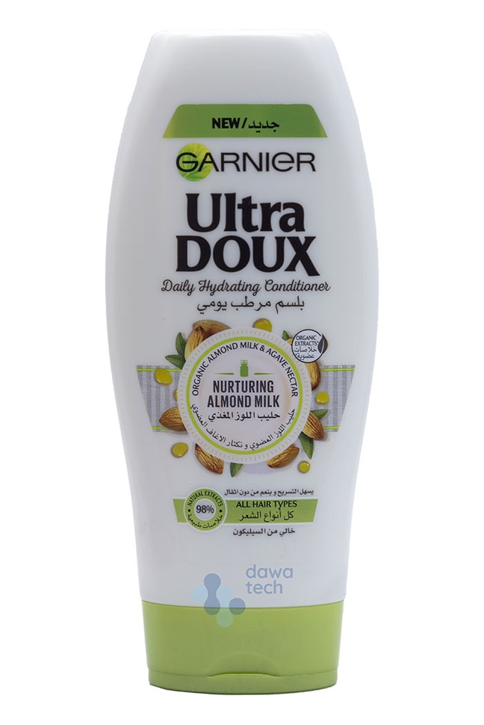 Garnier Ultra Doux Cond. Almond Milk 400 Ml
