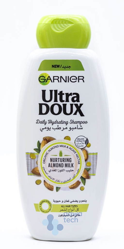 Garnier Ultra Doux Shampoo Almond Milk 400 Ml