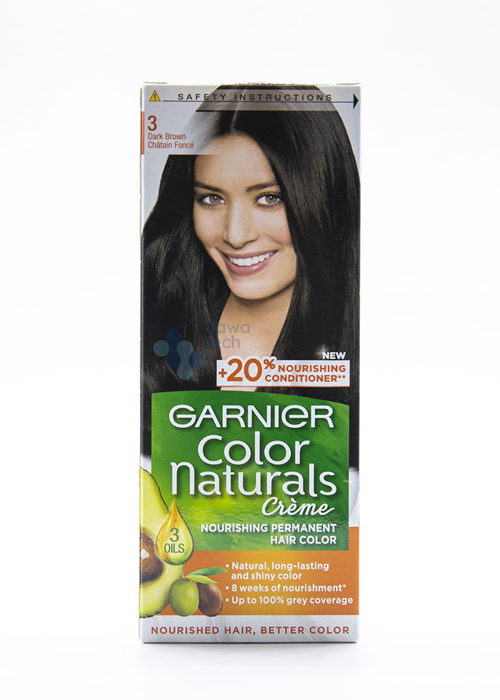 Garnier # 3 بني غامق