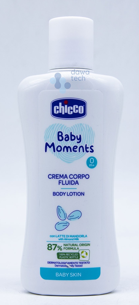CHICCO BABY MOMENTS BODY LOTION (200ml)