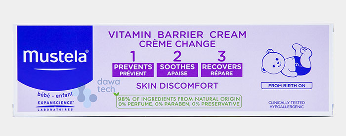 Mustela Vitamin Barrier Cream 50Ml