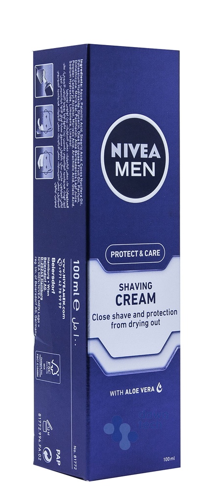 Nivea Shaving Cream With Aloe Vera Tube 100Ml