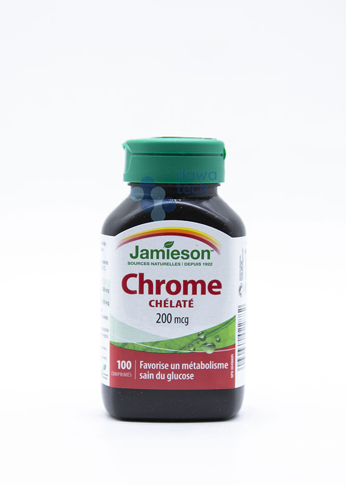 J/CHROMIUM 200MCG 100TAB