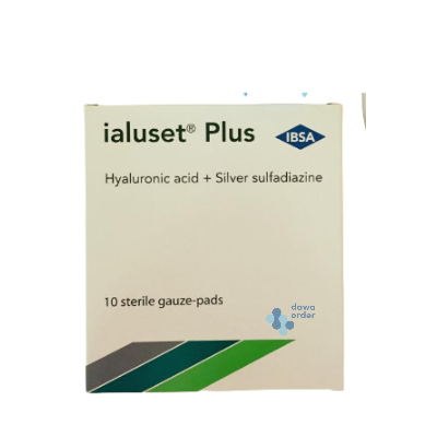 Ialuset Plus 10 Sterile Gauze Pads