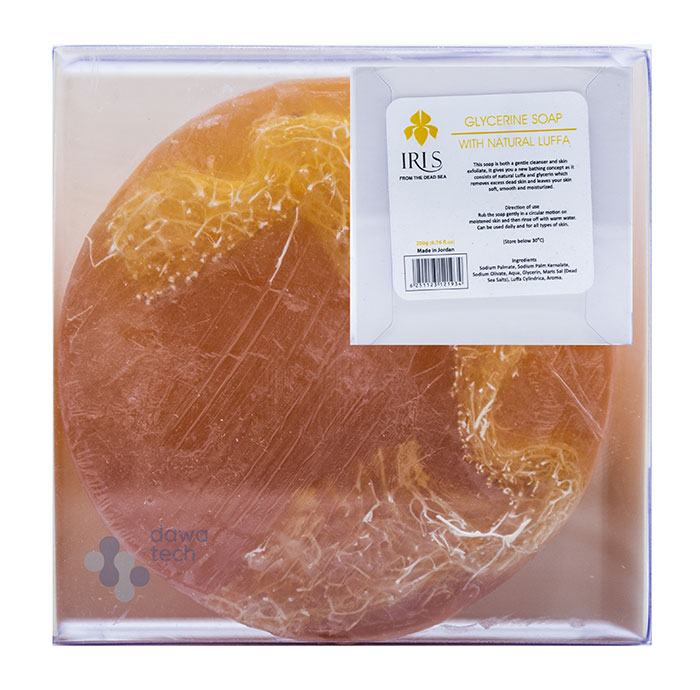 Iris Glycerin Soap W/Natural Luffa 200G