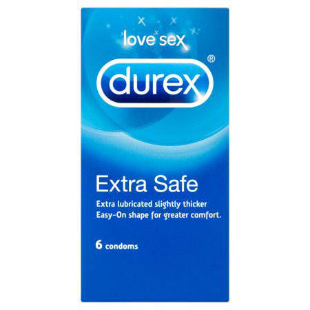 DUREX EXTRA SAFE (6 CONDOMS)