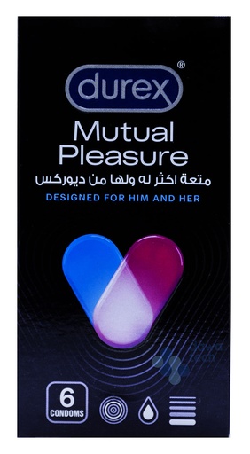 DUREX MUTUAL PLEASURE (6 CONDOMS)