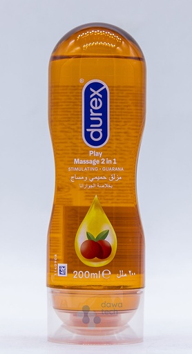 DUREX PLAY MASSAGE 2 IN 1 STIMULATING GUARANA (200ml)
