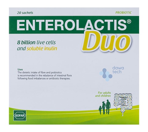 ENTEROLACTIS DUO (20 SACHETS)