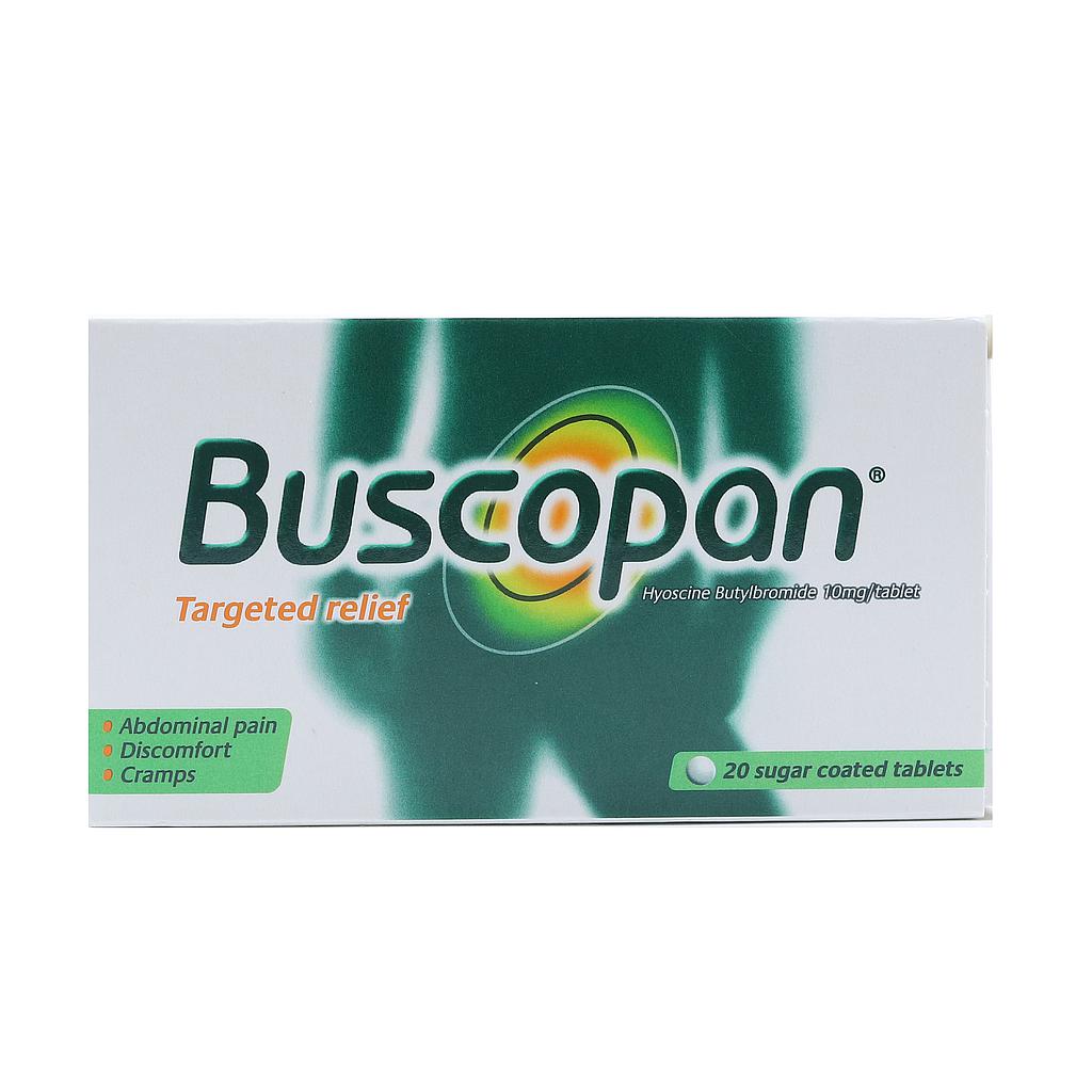 BUSCOPAN 10 mg oral sugar coated tablet