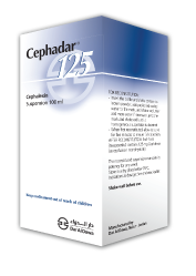 Cephadar 125mg Suspension