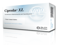 Ciprodar® 1000 mg XL Film Coated Tablets