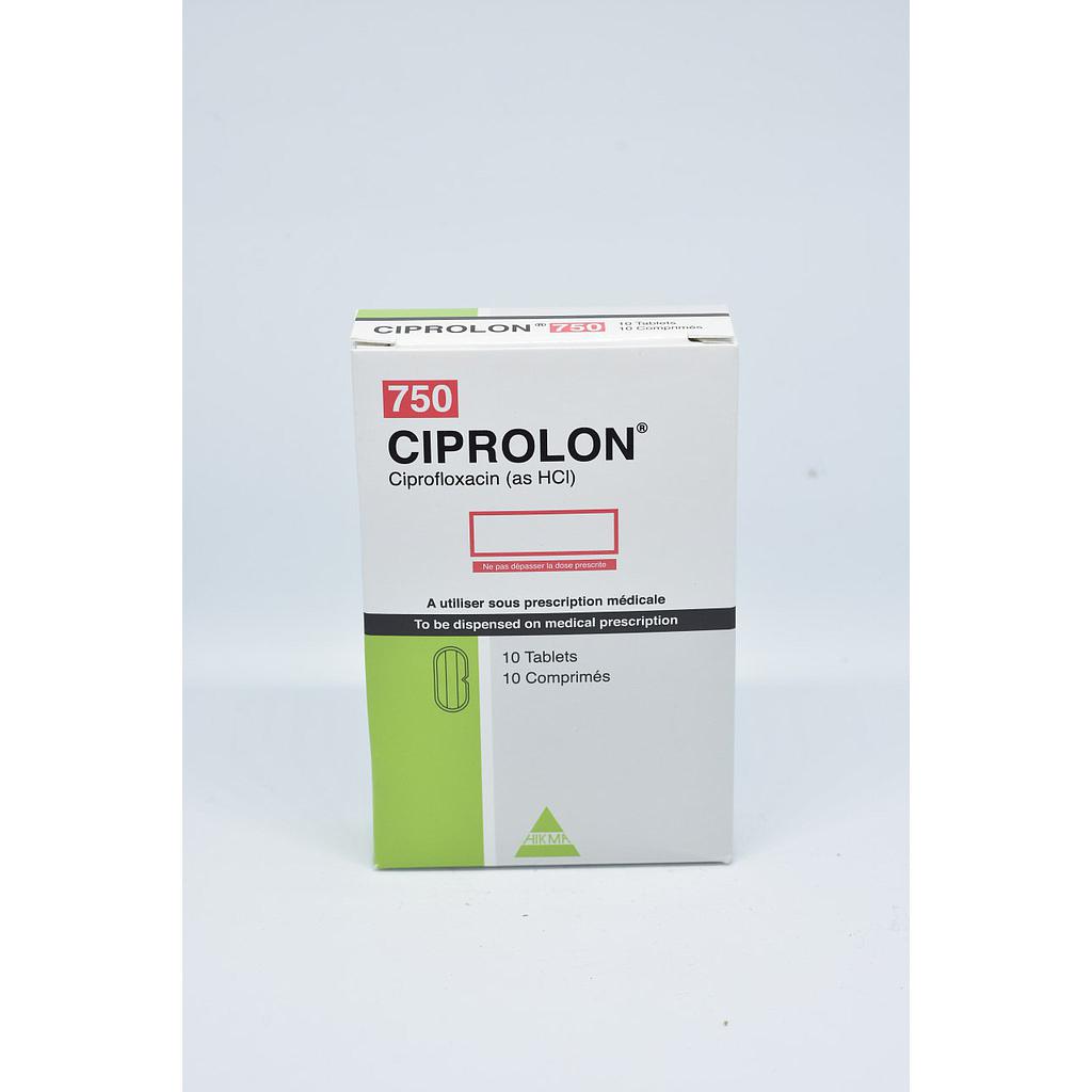 Ciprolon   750 mg Oral Tablet