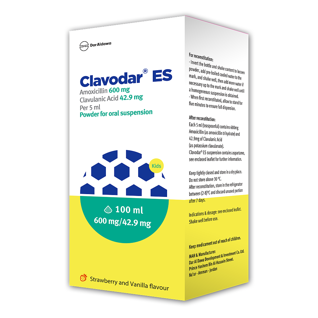 Clavodar ES Powder For Oral Susp