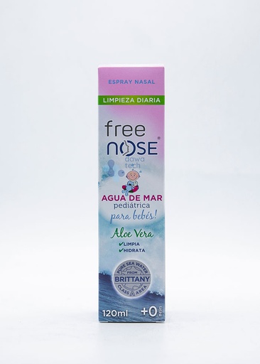 FREE NOSE SEA WATER PEDIATRIC FOR BABIES 120ml 